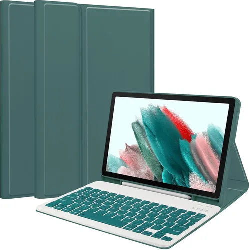 Vista 27 de Funda de teclado para Samsung Galaxy Tab S6 Lite de 10.4 pulgadas 2024/2022/2020, funda protectora Magentic con soporte para S-Pen y teclado Negro
