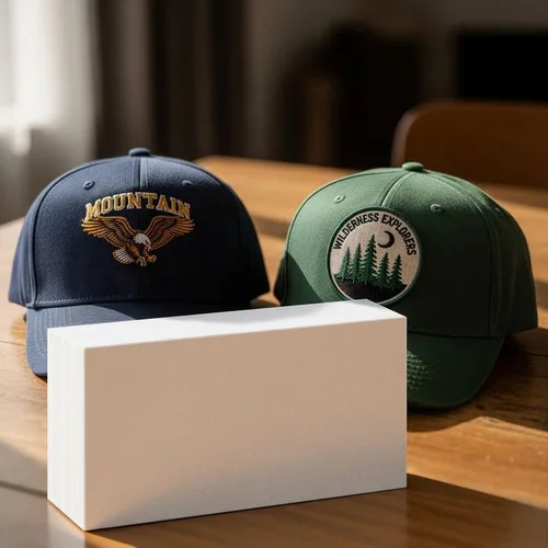 Vista 5 de Norme 200 piezas de 4 x 8 pulgadas de respaldo estabilizador de bordado para gorras y sombreros, máquina de corte de 3 onzas, hojas precortadas