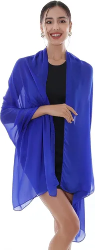 Vista 2 de RIIQIICHY Shawls Wraps for Evening dresses Scarfs for Women Formal Shawl for Wedding Like Chiffon Shawl