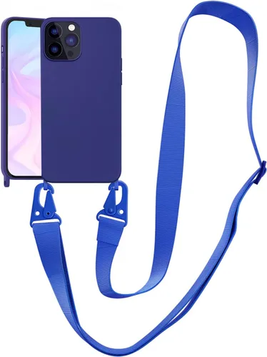 Vista 119 de Funda compatible con iPhone 8 Plus, iPhone 7 Plus/6 Plus/6S Plus con cordón, funda cruzada para iPhone con correa ajustable de silicona para iPhone