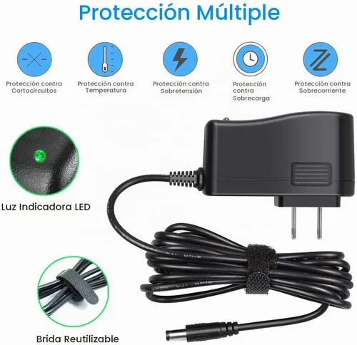 Vista 4 de Tbuymax Adaptador de CA/CC para bomba Medela de 9 voltios en estilo avanzado - Adaptador de corriente de repuesto con certificación UL para modelos