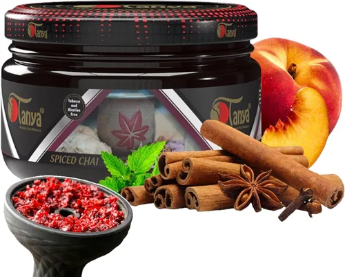 Vista 31 de Tanya Herbal Hookah Molasas 100% sin nicotina y tabaco Sabores de shisha de narguile orgánicos Mezcla de frutas Sabores de shisha 250g Frascos