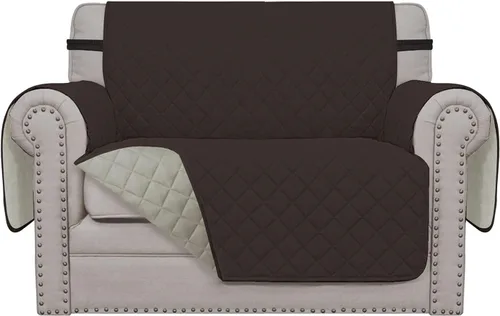Vista 139 de Easy-Going - Funda reversible para sofá, resistente al agua, con varillas de espuma y correas elásticas, protector de muebles para mascotas y perros