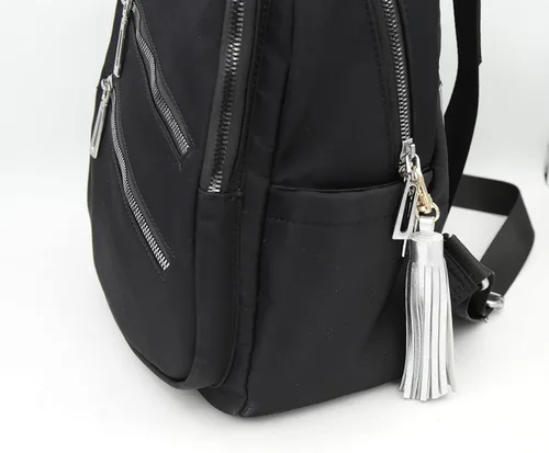 Vista 4 de ZOONAI Llavero con borla de cuero para mujeres y niñas, colgante de bolso para coche, cartera, monedero, colgante de decoración