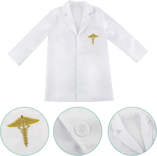 Vista 6 de Disfraz de cirujano para niños disfraz de médico para fiesta de cosplay de Halloween