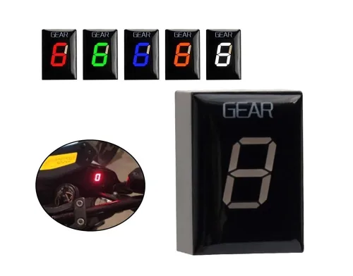 Vista 2 de Motorcycle Gear Indicator for YZF R1 R6 FZ8 MT03 MT-01 FZS1000 for Fazer XJR400 FZ400 FZ 8 XV1900A YS250 XV1600A XJ6 Speed Display Gear Indicator