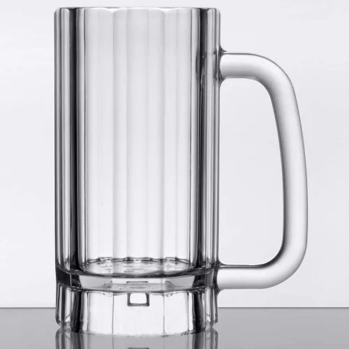 Vista 8 de G.E.T. 00086-PC-CL-EC Jarra/Taza de Cerveza de Plástico Resistente a Roturas, 16 onzas, Policarbonato (Conjunto de 4)