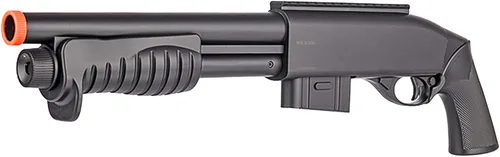 Vista 6 de BBTac Paquete de pistola de Airsoft – American Sniper – Potente rifle de francotirador de primavera, escopeta y pellets BB, ideal