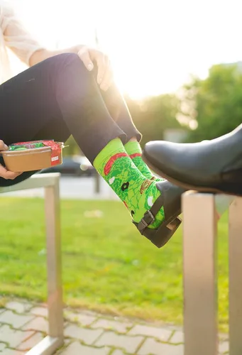 Vista 5 de Rainbow Socks - Calcetines de algodón para mujer y hombre, diseño saludable de ensalada griega