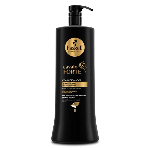 Vista 3 de Haskell Kit Cavalo Forte Champú + Acondicionador + Máscara + Sin enjuague + Suero