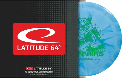 Vista 3 de D·D DYNAMIC DISCS Latitude 64 Retro Burst Sapphire Driver de golf de disco para principiantes fácil de lanzar y control de distancia Discos