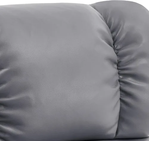Vista 9 de MCombo Sillones reclinables giratorios con otomana, sillas reclinables de TV con masaje por vibración, silla ergonómica de piel sintética para sala
