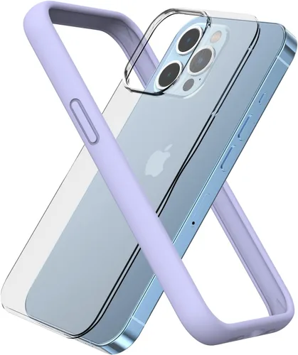 Vista 26 de Funda protectora compatible con iPhone 13 Pro Max de 6.7 pulgadas, protección de borde elevado, antihuellas, antihuellas, funda protectora suave