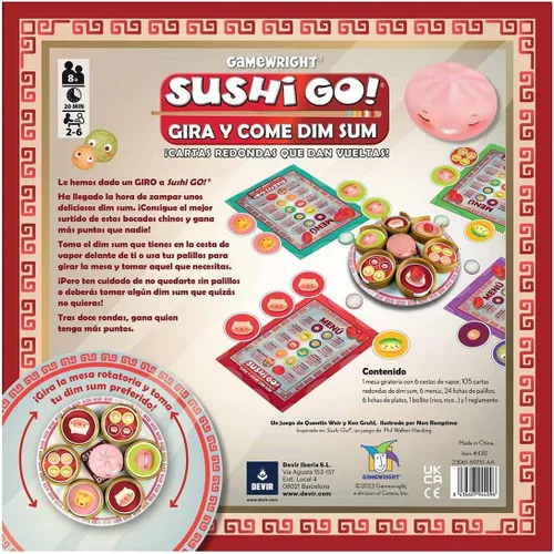 Vista 3 de Sushi Go Spin y Come Dim Sum