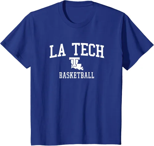 Vista 4 de Camiseta de baloncesto Louisiana Tech Bulldogs, Azul