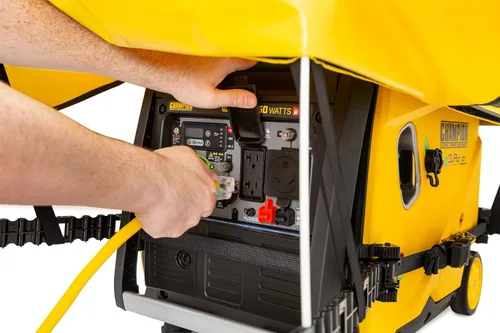 Vista 4 de Champion Power Equipment 100603 Storm Shield - Funda para generador inversor de clima severo de GenTent para inversores de 2000 a 8500 vatios