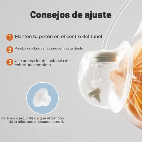 Vista 9 de Phanpy Extractor de Leche Portátil con Recolector de Leche, Nuevas Piezas de Copa, Accesorios de Reemplazo Originales para Extractor de Leche