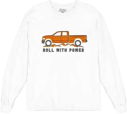 Vista 184 de Tee Hunt Camisetas gráficas y camisetas sin mangas para hombre Roll with Power Pickup Truck
