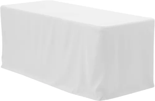 Vista 37 de Mantel rectangular de poliéster ajustable de 4 x 24 pulgadas, color negro, funda de mesa de boda prémium