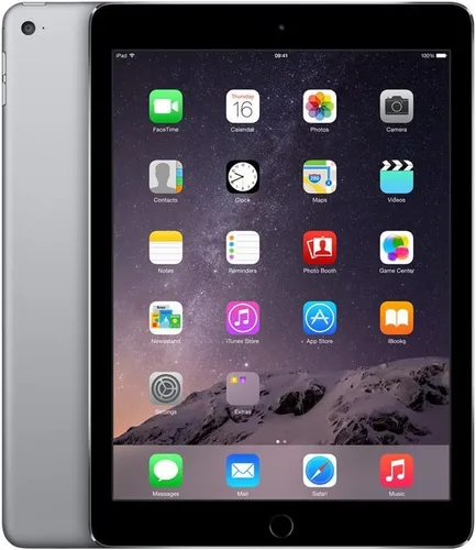 Vista 2 de Apple MGKL2LL/A iPad Air 2 de 64 GB, Wi-Fi, (gris espacial) (renovado)