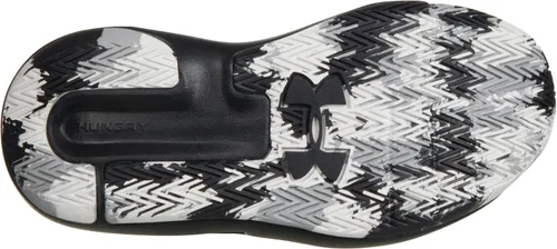 Vista 4 de Under Armour Tenis de baloncesto unisex para niños preescolares Lockdown 5, Negro