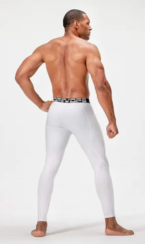 Vista 3 de DEVOPS Paquete de 2 leggings deportivos de compresión para hombre con bolsillosin bolsillo