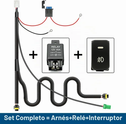 Vista 2 de H11 H8 Kit de arnés de cableado para luz de niebla para Honda Civic 2007-2012 2009-2014 A'cura TL TSX con interruptor de encendido/apagado