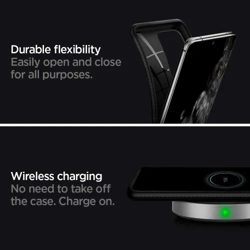 Vista 8 de Spigen Liquid Air Armor - Funda diseñada para Samsung Galaxy S20 Ultra/Galaxy S20 Ultra 5G (2020), color negro mate Air Cushion Tech, Sound Tunnel