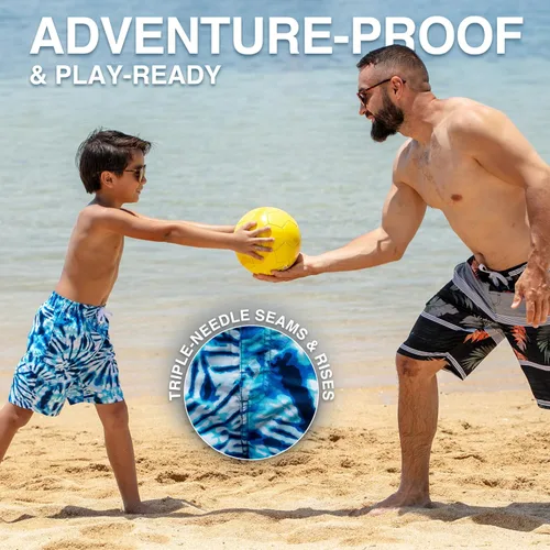 Vista 4 de Kanu Surf Traje de baño Yolo de secado rápido UPF 50+ para niños