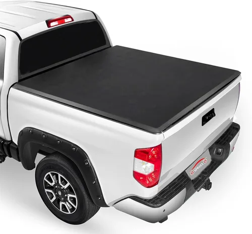 Vista 11 de Cubierta rígida de tres pliegues para Toyota Tundra 2000-2006 con caja de 6.5 pies Hard Truck Bed Cover, Not for Stepside, Fleetside, Waterproof