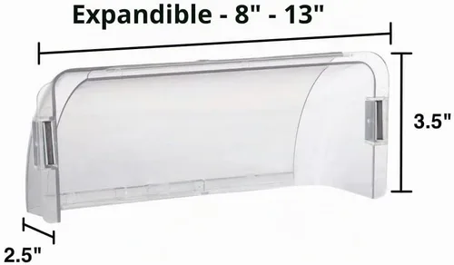 Vista 2 de Hartford Ventilation Deflector de ventilación de aire – Plástico irrompible resistente con diseño de imán seguro – Fácil ajuste entre 8 y 14