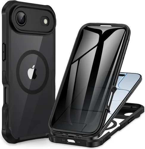 Vista 37 de CENHUFO Funda de privacidad para iPhone 11 Pro, funda de cuerpo completo con protector de pantalla de privacidad de vidrio templado 9H integrado