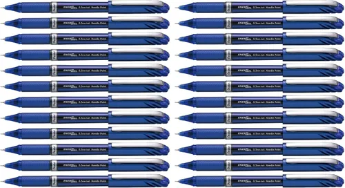 Vista 7 de Pentel EnerGel NV pluma de gel líquido, 0.02 pulgadas, punta de aguja, Negro