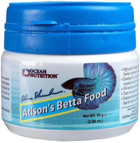 Vista 2 de Ocean Nutrition Betta Pellets - Alimento de pescado Betta Premium - 0.53 oz