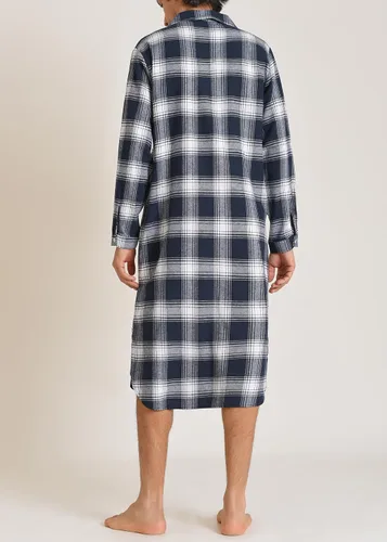 Vista 3 de Latuza Camisón de franela de algodón para hombre