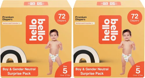 Vista 22 de Hello Bello Premium Pañales para bebé talla 6 68 unidades de pañales desechables, extra absorbentes, hipoalergénicos y ecológicos con ajuste