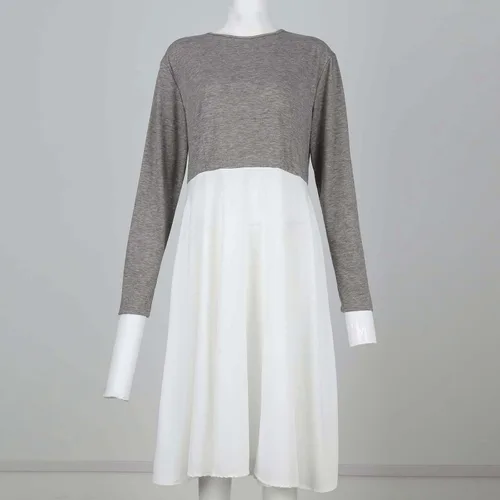 Vista 2 de Vestidos de Halloween para mujer, estilo casual, estampado de moda, vintage, de manga larga, disfraces de Halloween