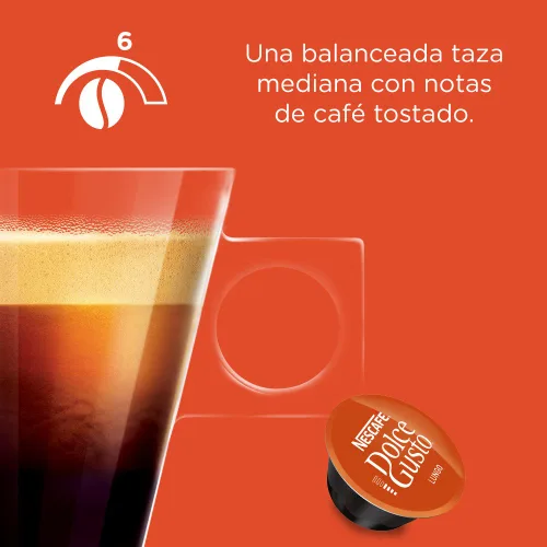 Vista 3 de Nescafé Dolce Gusto Capsules, Caffa Lungo, 16