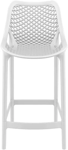 Vista 4 de Compamia Taburete de mostrador Air Patio en blanco (juego de 2)