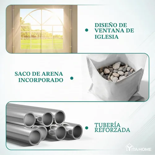 Vista 5 de YITAHOME 20x30FT Heavy Duty Party Tent Standard Series