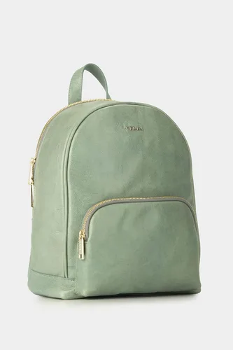 Vista 7 de VELEZ Mini mochila de cuero para mujer, bolso pequeño de hombro, 02 marrón