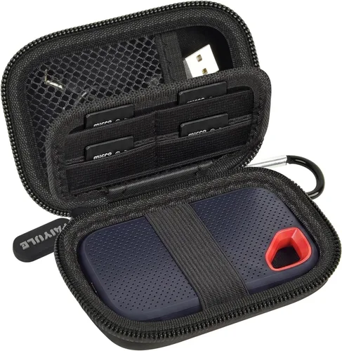 Vista 14 de PAIYULE Funda de disco duro para SSD portátil SanDisk Extreme y Extreme PRO Negro