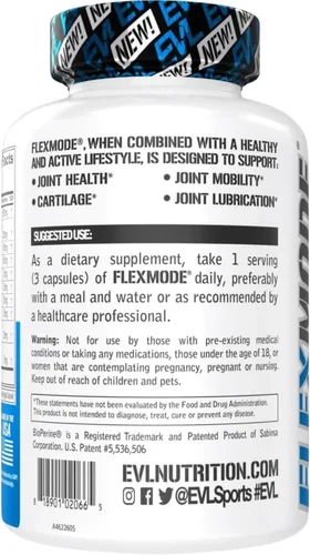 Vista 2 de Evlution FLEXMODE - Suplemento para articulaciones de alta absorción con vitaminas avanzadas para las articulaciones que incluyen glucosamina