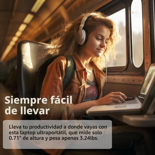 Vista 3 de HP Stream - Laptop HD de 14 pulgadas, procesador Intel Celeron N4120, gráficos Intel UHD 600, Microsoft Office 365, 4 GB de RAM, 128 GB