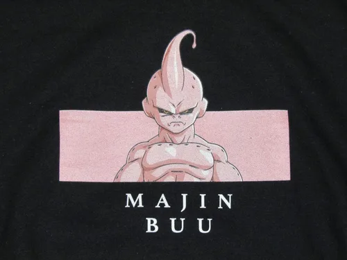 Vista 2 de Dragon Ball Z Majin Buu - Sudadera con capucha juvenil en color negro