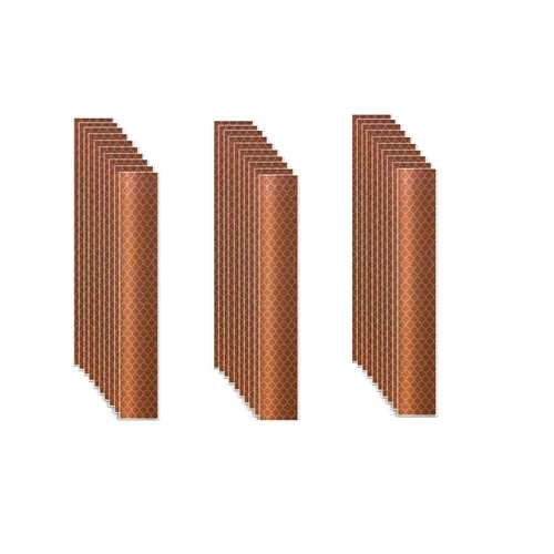 Vista 40 de Pegatinas reflectantes 1 pulgada de diámetro Redondas Reflectoras, Cinta adhesiva impermeable al aire libre de alta visibilidad (80 piezas)