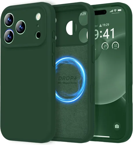 Vista 55 de LOVE 3000 Diseñada para Funda iPhone Air, Silicona Premium [Compatible con Magsafe][Forro de Microfibra Suave Anti-Rayones] Funda Protectora