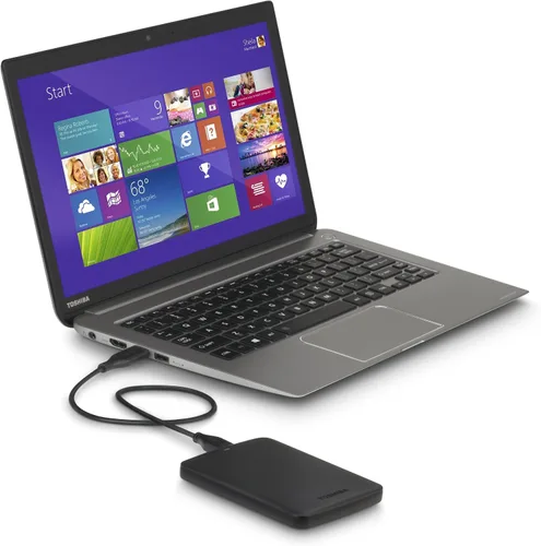 Vista 6 de Toshiba Canvio Basics disco duro portátil, Negro