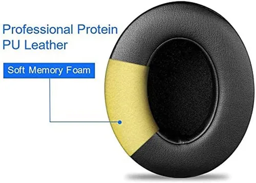 Vista 6 de Almohadillas de repuesto para Beats Studio 3 (A1914), auriculares inalámbricos Studio 3.0, almohadillas para auriculares, piezas de reparación