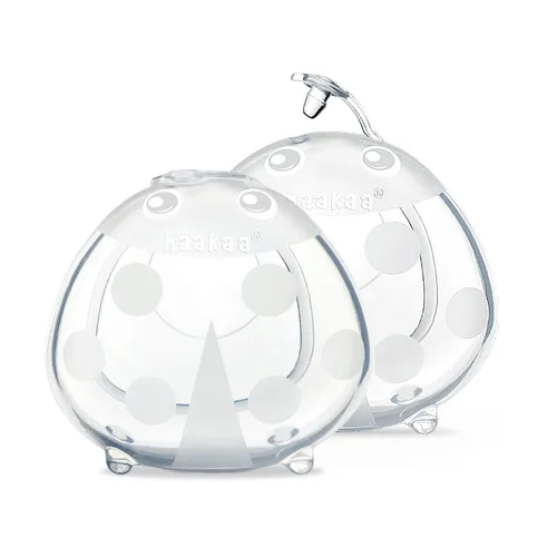 Vista 10 de haakaa - Colector de leche Ladybug de 40 ml, copa de lactancia portátil, cubierta suave, recipiente de leche materna, extractor portátil de leche